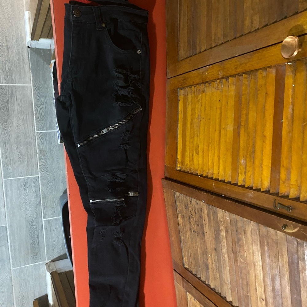 Black jeans skinny men